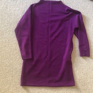 Royal purple shirt dress